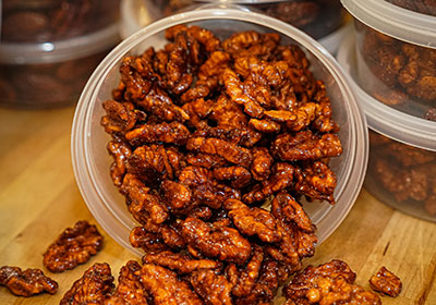 Oakville Grocery candied pecans and walnuts