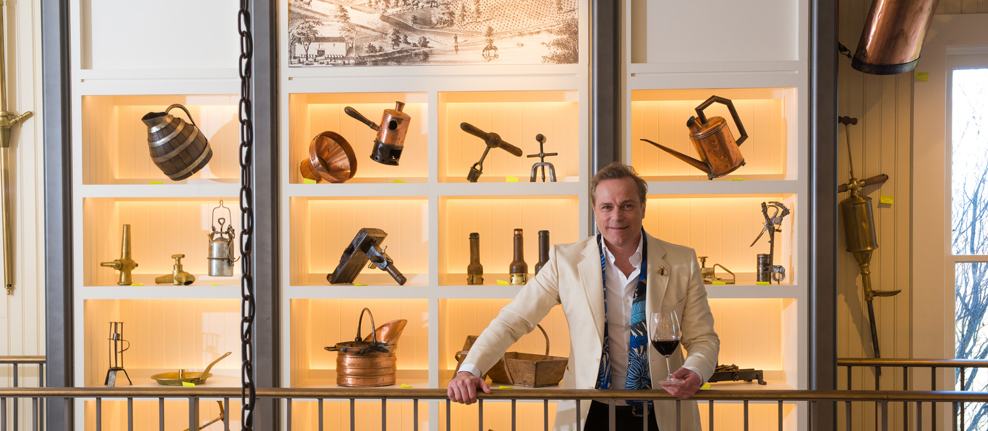 Jean-Charles Boisset at the 1881 Napa Wine History Museum