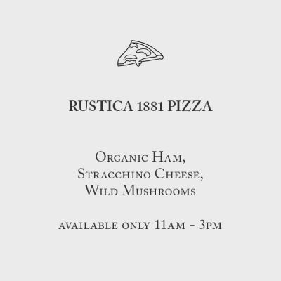 Rustica 1881 Pizza