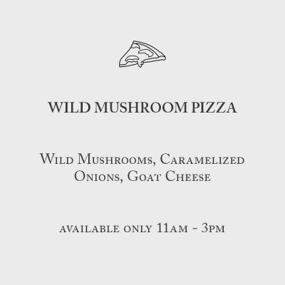 Wild Mushroom Pizza