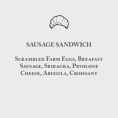 Sausage Breakfast Sandwich
