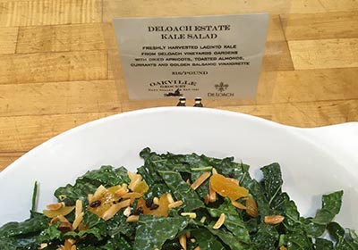 DeLoach Winery Lacinato Kale Salad